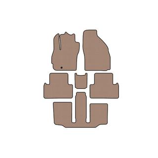 Резиновые коврики Carsuit (3 ряда, 7-местный, бежевые) Mazda 5 2005-2009 гг. фото 1