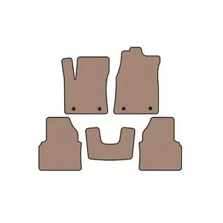 Резиновые Коврики Carsuit (Бежевые)