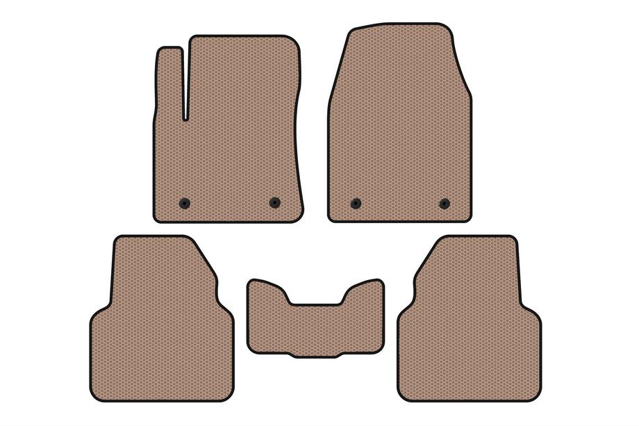 MG 6 2010- гг. Резиновые Коврики Carsuit (HB, Бежевые) Image