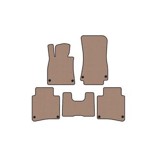 Резиновые Коврики Carsuit (2017-2020, SD, Длинная База, Бежевые) Mercedes S-class W222 2013-2022 гг. фото 1