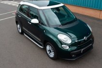 Fiat 500/500L 2013-2022 гг. Боковые Подножки Fullmond (2 шт., Алюминий) фото 3