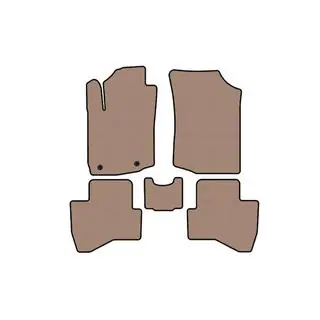 Резиновые Коврики Carsuit (HB, Бежевые)