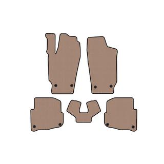 Резиновые коврики Carsuit (SD, бежевые) Skoda Fabia 2000-2007 гг. фото 1