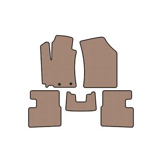 Резиновые коврики Carsuit (HB, 5-дверный, бежевый) фото 1