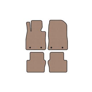 Резиновые коврики Carsuit (Electro, 2017-2020, SD, бежевые) Toyota Yaris 2010-2020 гг. фото 1
