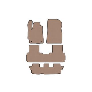 Резиновые коврики Carsuit (2 ряда, бежевые) фото 1