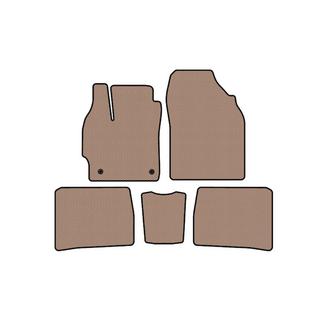 Резиновые Коврики Carsuit (LB, Бежевые) Toyota Prius 2009-2015 гг. фото 1