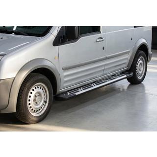 Боковые Подножки Sunrise (2 шт., Алюминий) Ford Connect 2006–2009 гг. фото 1