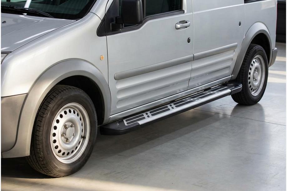 Ford Connect 2006–2009 гг. Боковые Подножки Sunrise (2 шт., Алюминий) Image