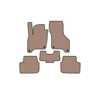Резиновые коврики Carsuit (SD, Электро, бежевые)