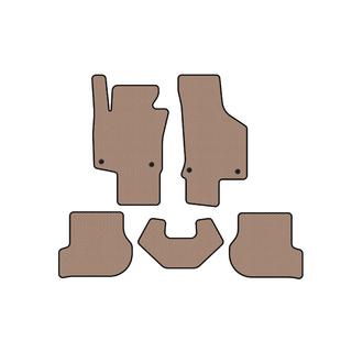 Резиновые коврики Carsuit (HB, 3-дверный, бежевые) фото 1