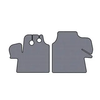 Резиновые коврики Carsuit (2002-2006, серый) фото 1