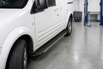 Ford Connect 2010-2013 гг. Боковые Подножки Duru (2 шт., Алюминий) фото 1