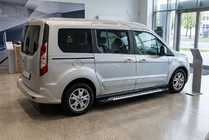Ford Connect 2014-2021 гг. Боковые Подножки Line (2 шт., Алюминий) фото 1