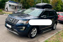 Ford Explorer 2011-2019 гг. Боковые пороги RedLine V1 (2 шт., алюминий) фото 3
