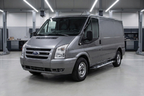 Ford Transit 2000–2014 гг. Боковые Подножки Sunrise (2 шт., Алюминий) фото 1