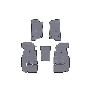 Резиновые коврики Carsuit (Rubicon Unlimited/5-дверный, серый) Jeep Wrangler 2018- гг. фото 1