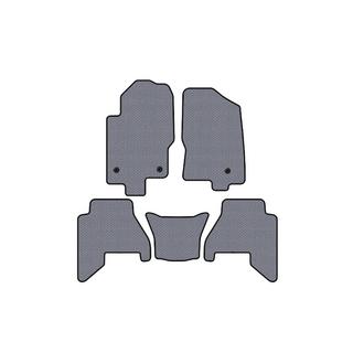 Резиновые коврики в салон Carsuit V2 (2 ряда, Серый, 2010-2014) Nissan Pathfinder R51 2005-2014 гг. фото 1