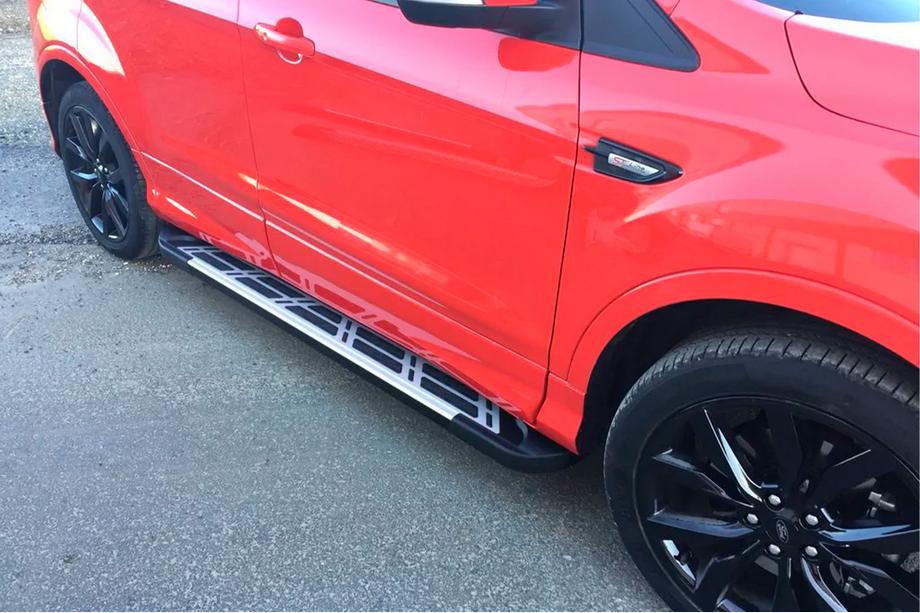 Ford Kuga/Escape 2013-2019 гг. Боковые Подножки Sunrise (2 шт., Алюминий) Image