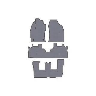 Резиновые коврики Carsuit (3 ряда, серые) фото 1