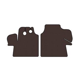 Резиновые коврики Carsuit (2002-2006, коричневые) Fiat Ducato 1995-2006 гг. фото 1