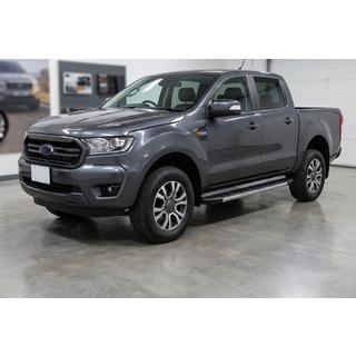 Боковые Подножки Duru (2 шт., Алюминий) Ford Ranger 2011–2022 гг. фото 1