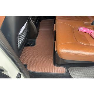 Резиновые коврики Carsuit (2007-2012, коричневые) Toyota Land Cruiser 200 2007-2021 гг. фото 3