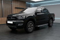 Ford Ranger 2011–2022 гг. Боковые Подножки Fullmond (2 шт, алюминий) фото 1