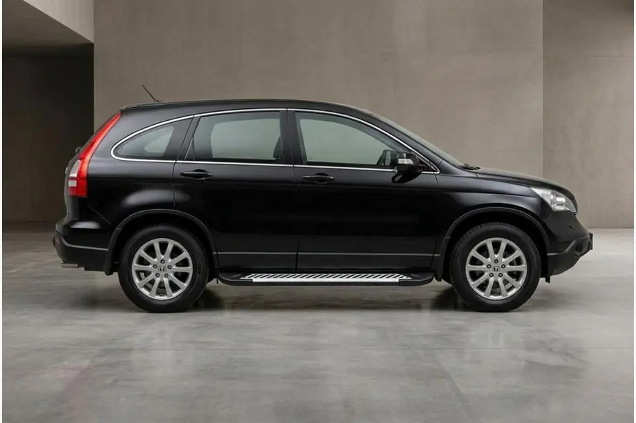 Honda CRV 2007-2011 гг. Боковые Подножки Line (2 шт., Алюминий) Image