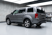 Honda Pilot 2008-2015 гг. Боковые пороги Bosphorus Black (2 шт., алюминий) фото 1