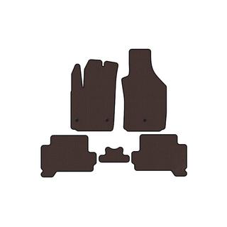 Резиновые коврики Carsuit (HB, Электро, коричневый) Fiat 500/500L 2013-2022 гг. фото 1