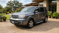 Honda Pilot 2008-2015 гг. Боковые Подножки Allmond Grey (2 шт., Алюминий) фото 1