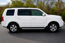 Honda Pilot 2008-2015 гг. Боковые пороги Fullmond (2 шт., алюминий) фото 3