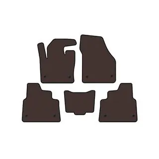 Резиновые коврики Carsuit (2019-, Коричневый) фото 1