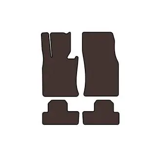 Резиновые коврики Carsuit (для R56, коричневые) фото 1