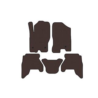 Резиновые коврики Carsuit V1 (2 ряда, коричневые, 2010-2014) Nissan Pathfinder R51 2005-2014 гг. фото 1