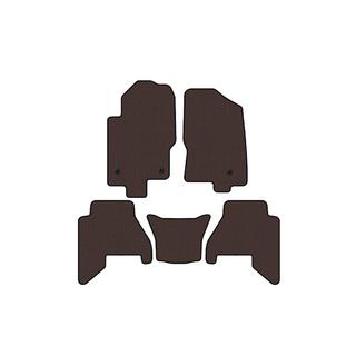 Резиновые коврики Carsuit V2 (2 ряда, Коричневый, 2010-2014) Nissan Pathfinder R51 2005-2014 гг. фото 1
