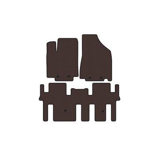Резиновые коврики Carsuit (2 ряда, коричневые) Nissan Pathfinder R52 2012-2021 гг. фото 1