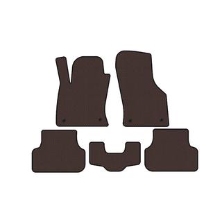 Резиновые коврики Carsuit (2013-2016, SW, коричневый) Seat Leon 2013-2020 гг. фото 1
