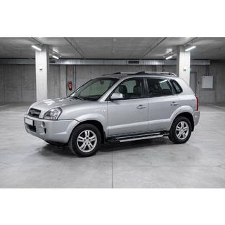 Боковые пороги RedLine V1 (2 шт., алюминий) Hyundai Tucson JM 2004- гг. фото 1