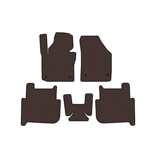 Резиновые коврики Carsuit (2 ряда, 2006-2010, 7-местный, коричневый) Volkswagen Touran 2003-2010 гг. фото 1