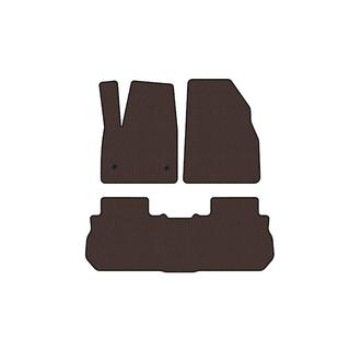 Резиновые коврики Carsuit (2 ряда, 2017-2019, коричневые) GMC Acadia 2017- гг. фото 1