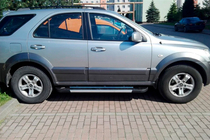 Kia Sorento I BL 2002-2009 гг. Боковые пороги RedLine V1 (2 шт., алюминий) фото 4