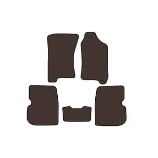 Резиновые коврики Carsuit (правый руль, коричневые)