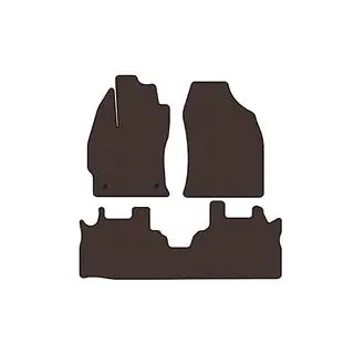 Резиновые коврики Carsuit (2 ряда, коричневые) фото 1