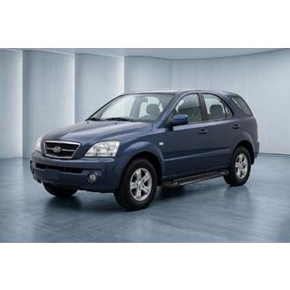 Боковые Подножки RedLine Black (2 шт., Алюминий) Kia Sorento I BL 2002-2009 гг. фото 1