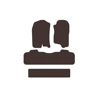Резиновые коврики Carsuit (3 ряда, 2007-2014, коричневые) Chevrolet Tahoe 2007-2014 гг. фото 1