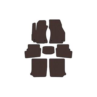 Резиновые коврики Carsuit (3 ряда, 2003-2005, 7-местный, коричневый) Opel Zafira A 1998-2005 гг. фото 1