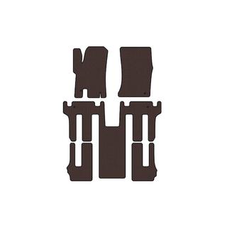 Резиновые коврики Carsuit 2004-2008 (3 ряда, коричневые) Ssang Yong Rodius фото 1