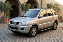 Kia Sportage 2004-2010 гг. Боковые пороги RedLine V1 (2 шт., алюминий) фото 1